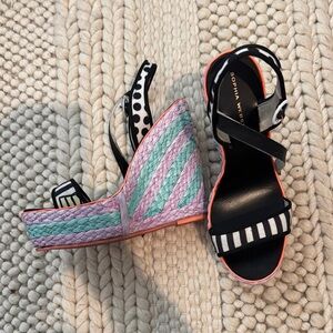 Sophia Webster Multicolor Wedge Sandals